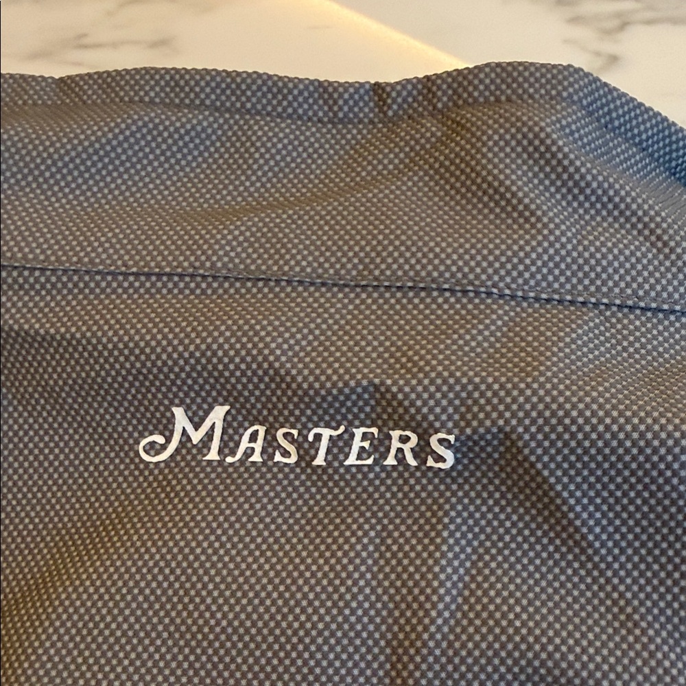 Gray MASTERS Quarter-Zip Pullover with Masters Lo… - image 7